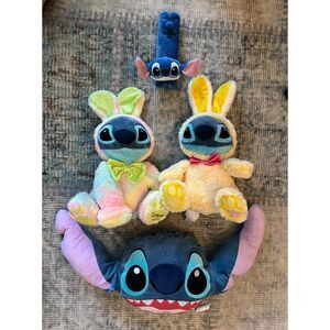 Walt Disney World Lilo & Stitch Easter Stitch Plush Bundle